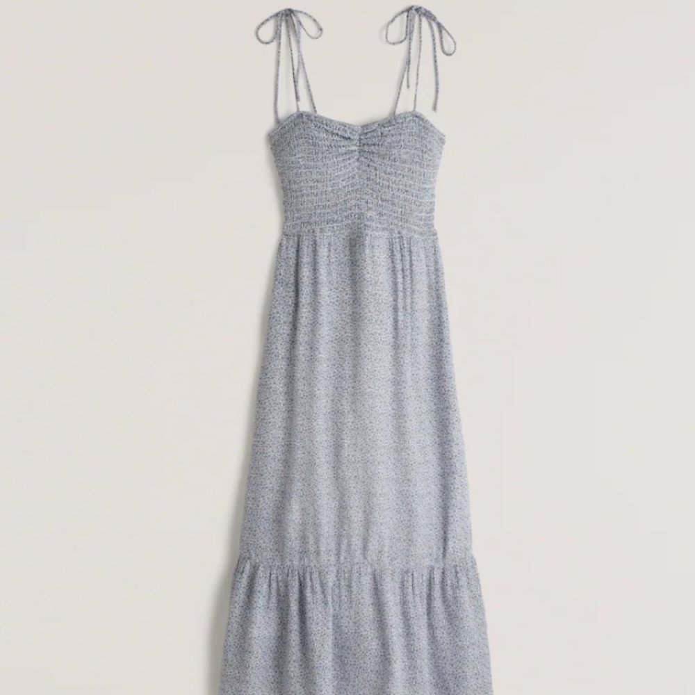 Tiered Smocked Midi Dress